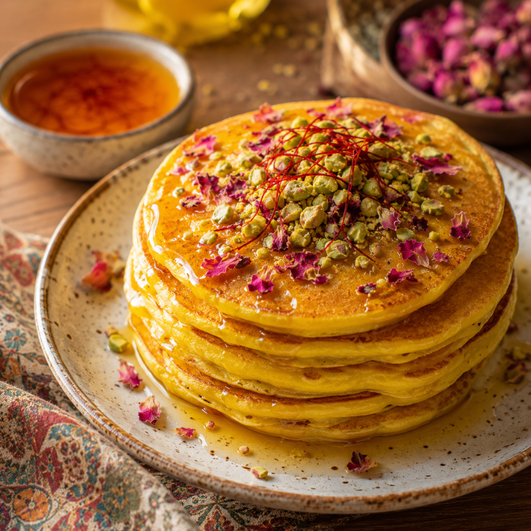 پنکیک زعفرانی حسینیان