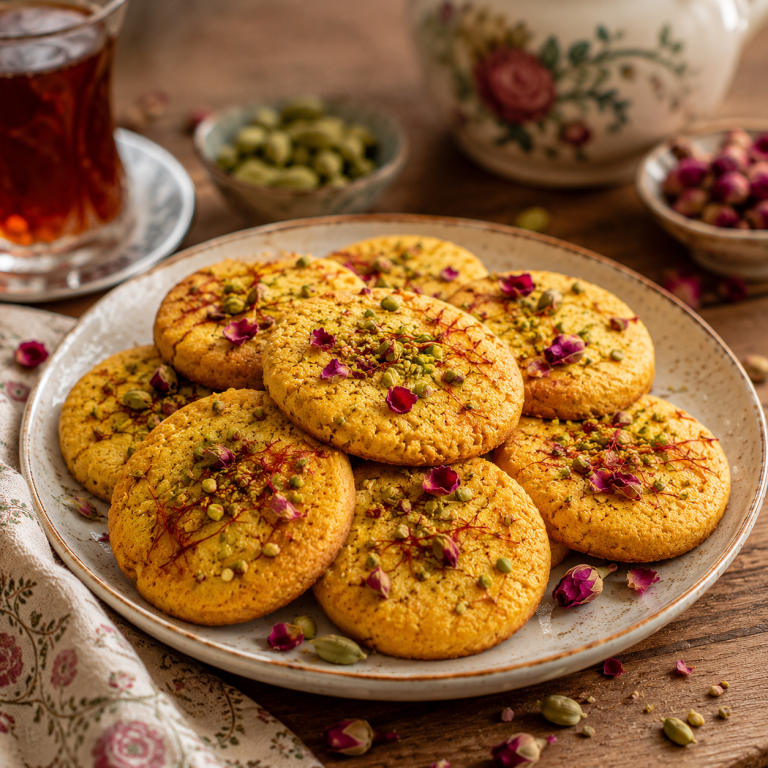 کوکی زعفرانی و هل حسینیان