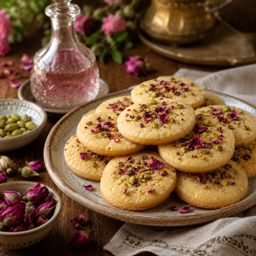 شیرینی گلابی خانگی حسینیان