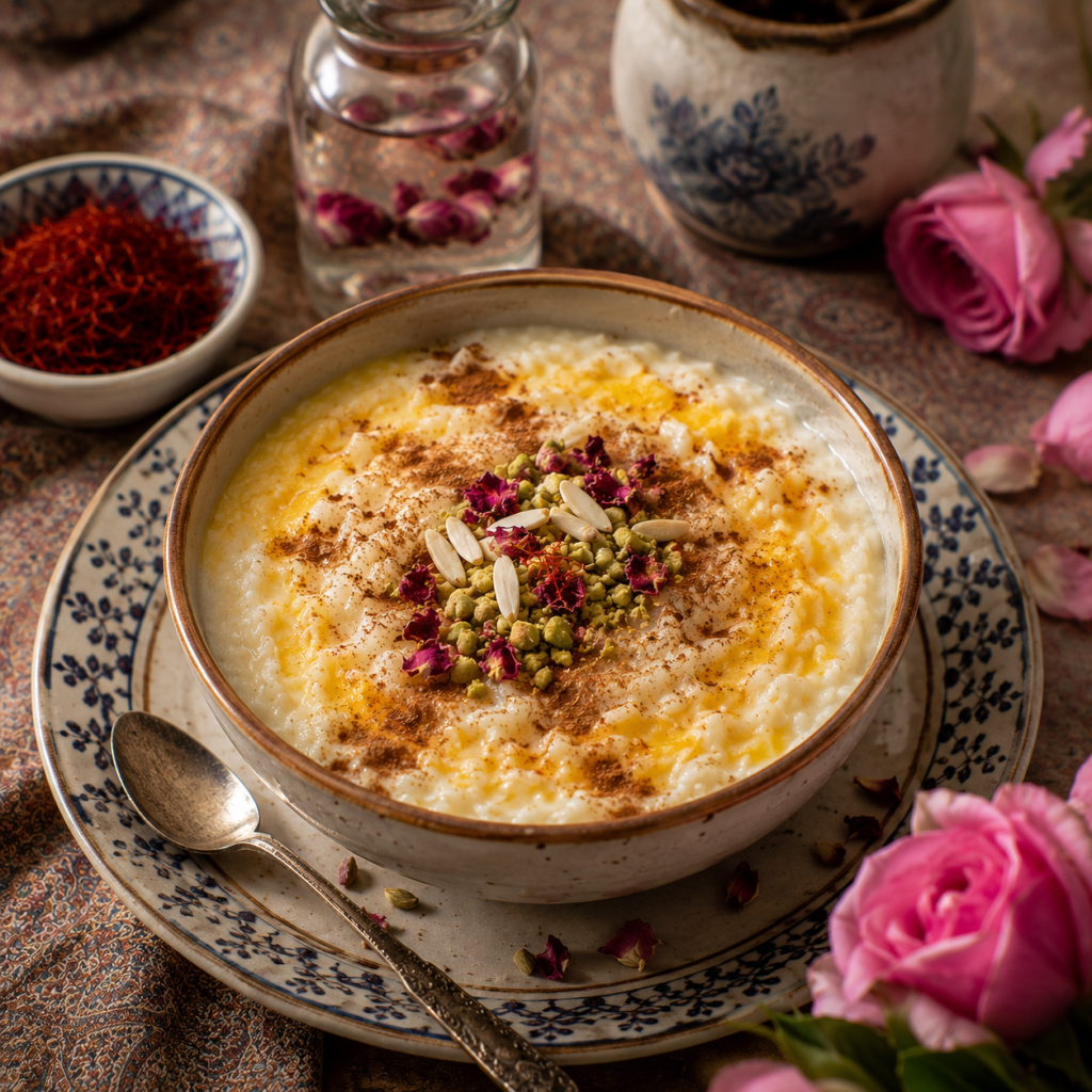 شیربرنج با هل سبز حسینیان